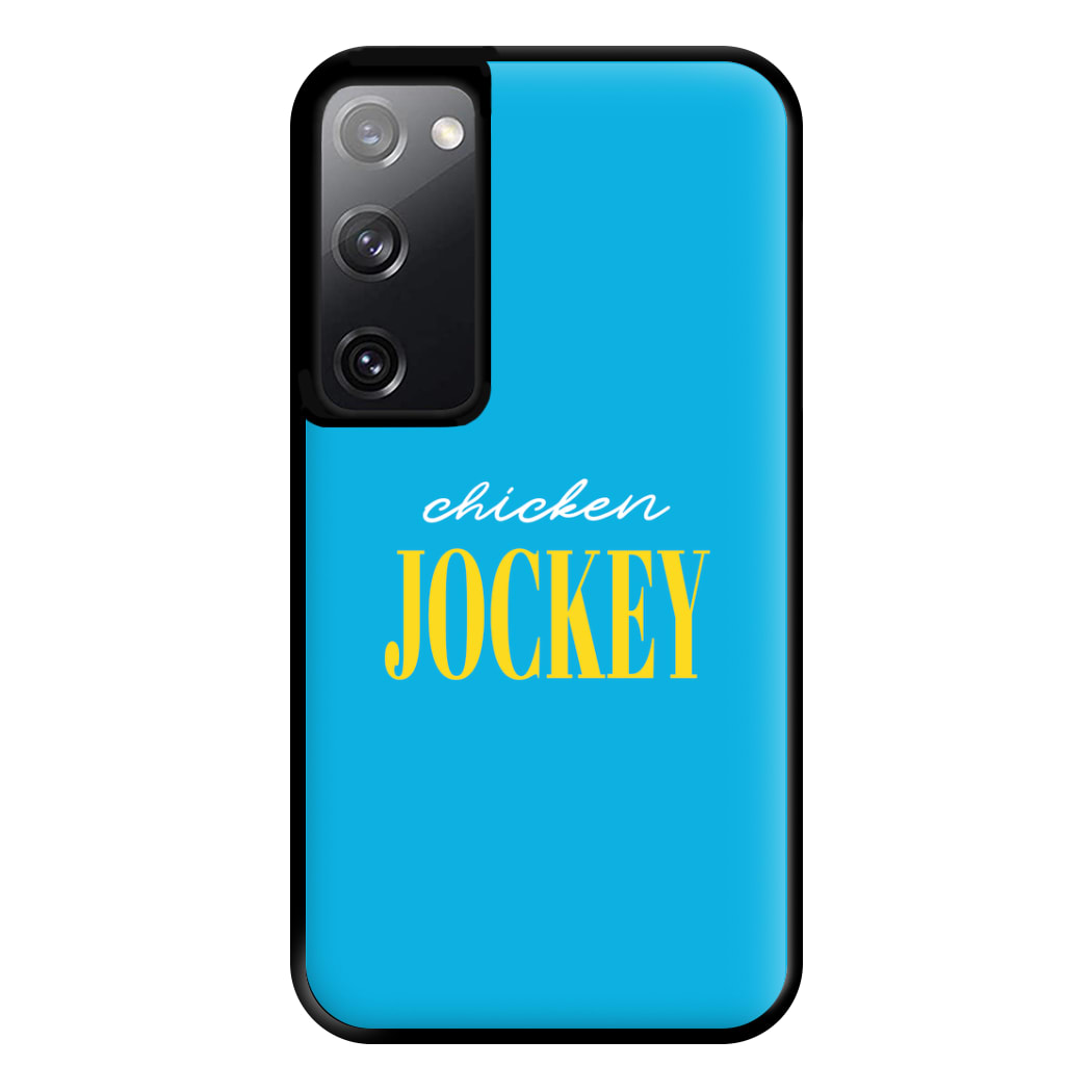 Chicken Jockey Blue Phone Case for Galaxy S20