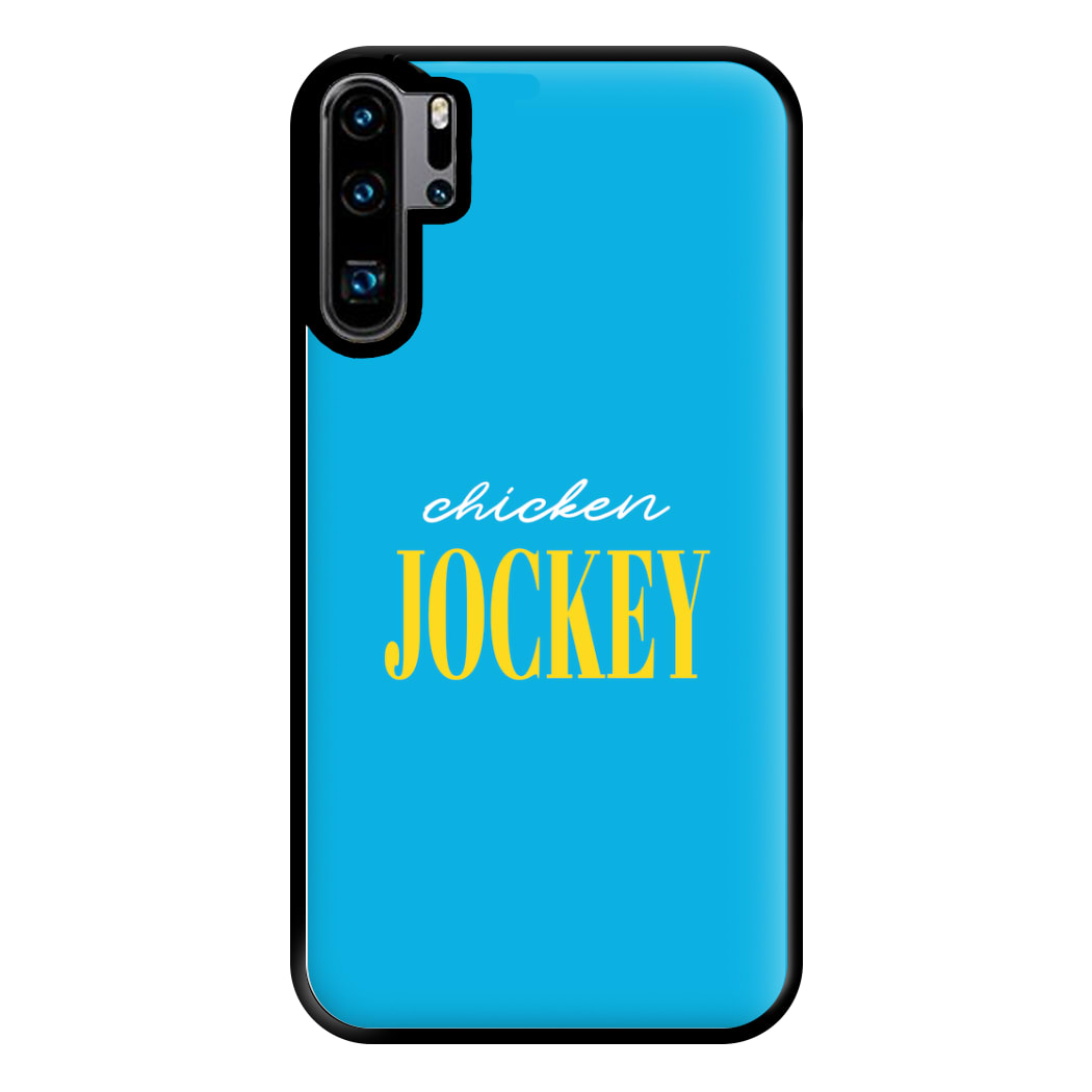 Chicken Jockey Blue Phone Case for Huawei P30 Pro