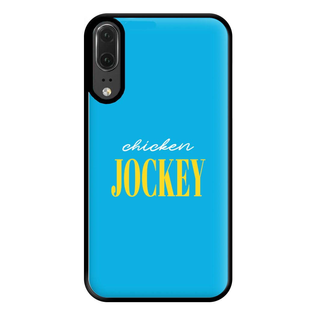 Chicken Jockey Blue Phone Case for Huawei P20