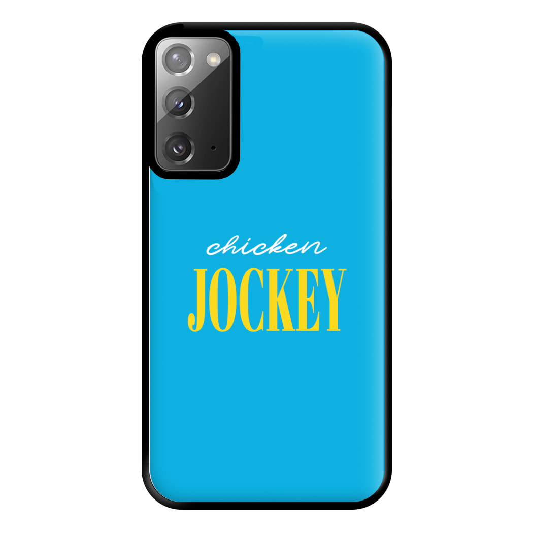 Chicken Jockey Blue Phone Case for Galaxy Note 20 Ultra