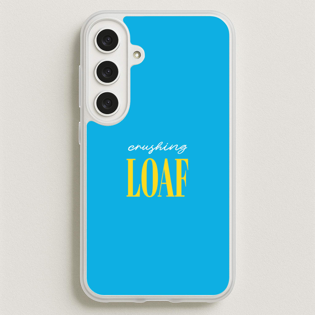 Crushing Loaf Blue Phone Case for Galaxy S25FE