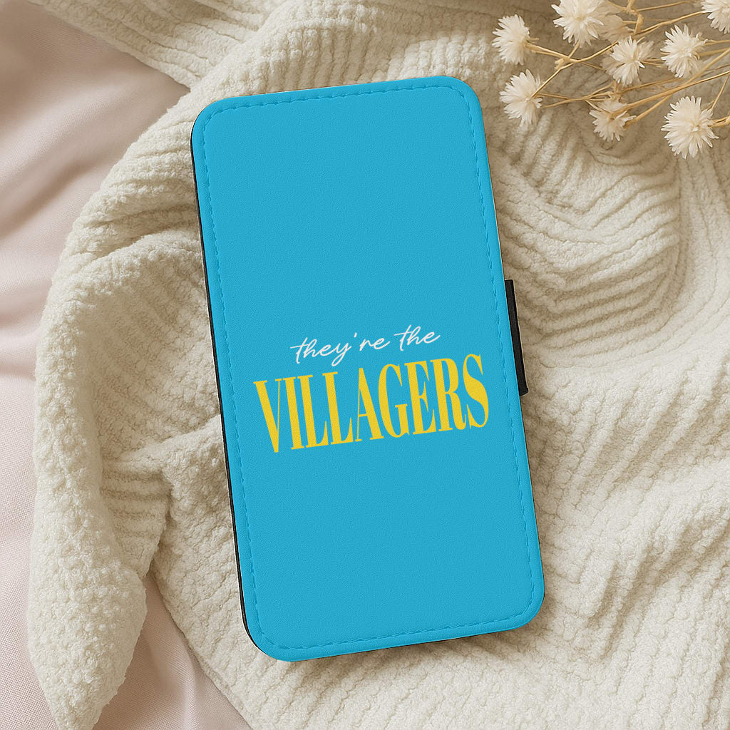 They're The Villagers Blue Wallet Phone Case