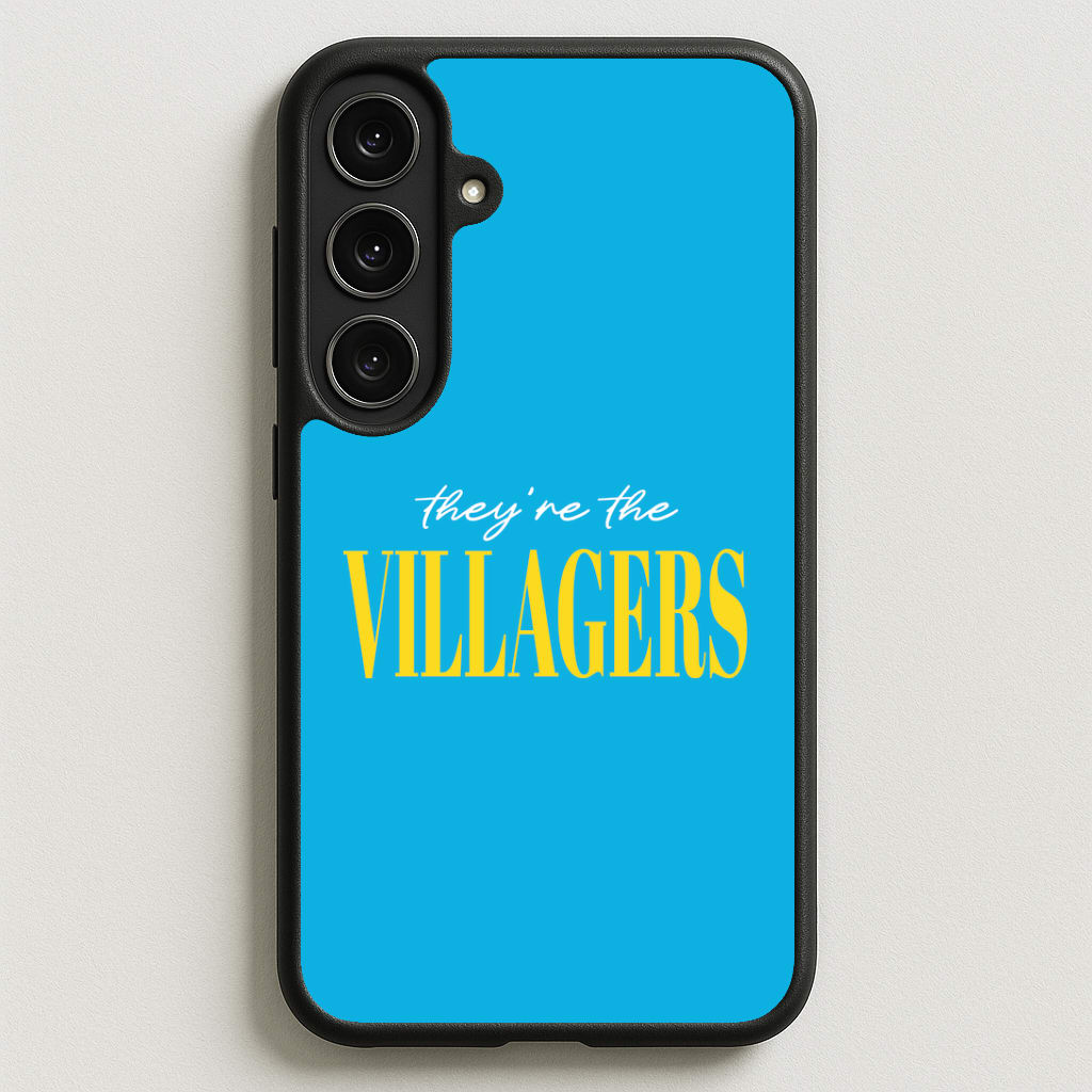They're The Villagers Blue Phone Case for Galaxy S25FE