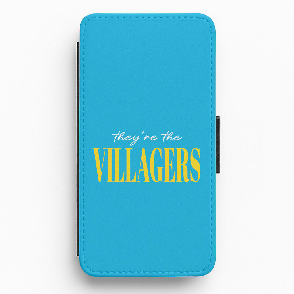 They're The Villagers Blue Flip / Wallet Phone Case