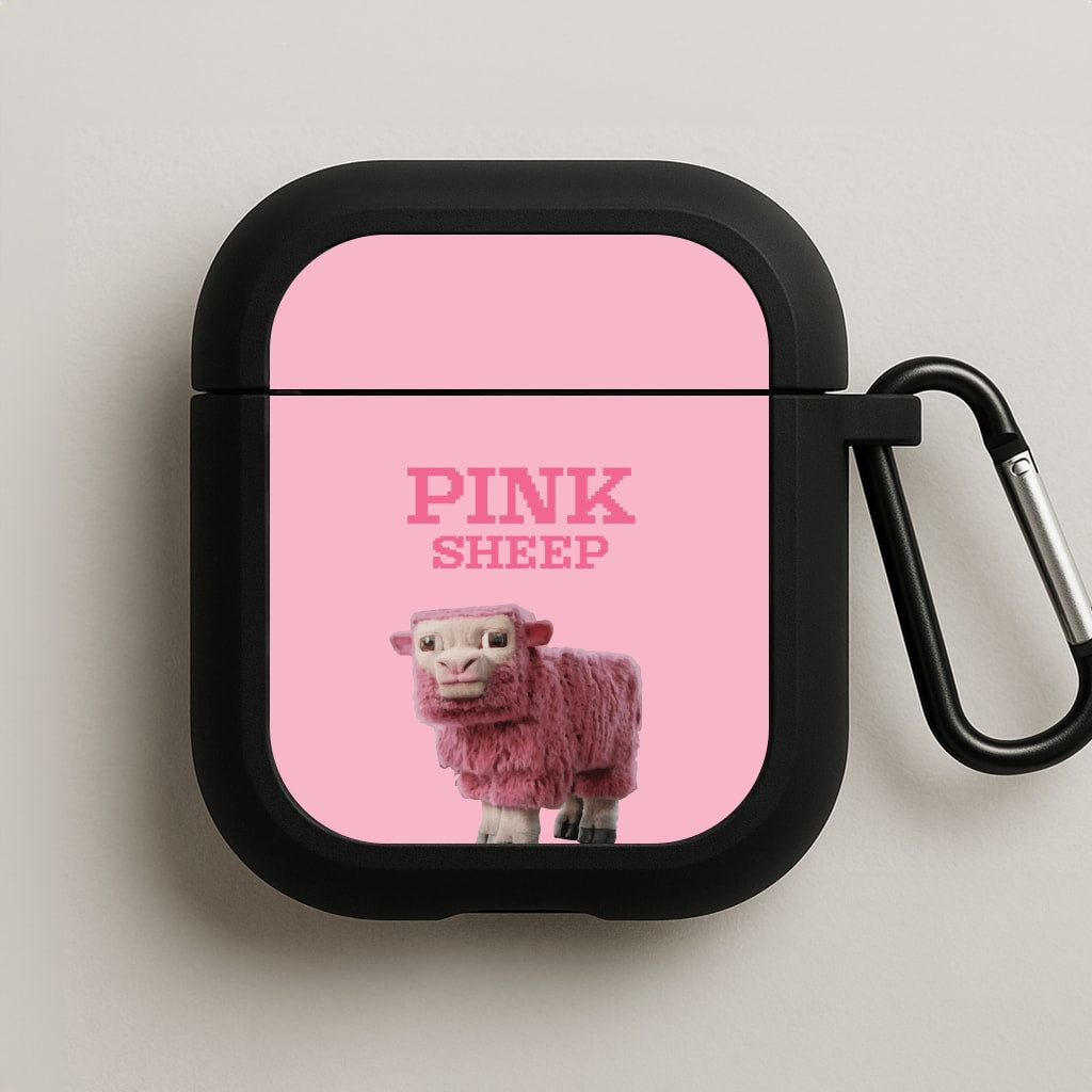 Pink Sheep AirPods Case
