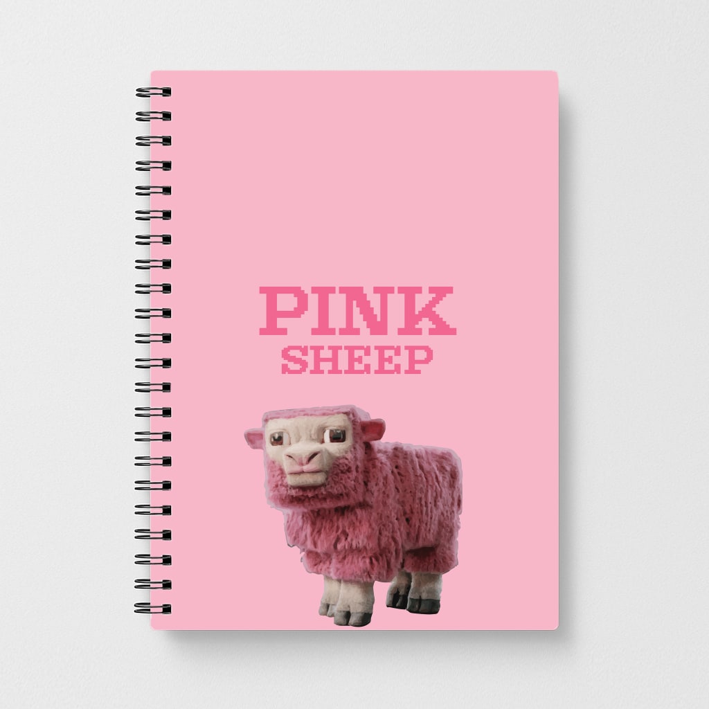 Pink Sheep Notebook