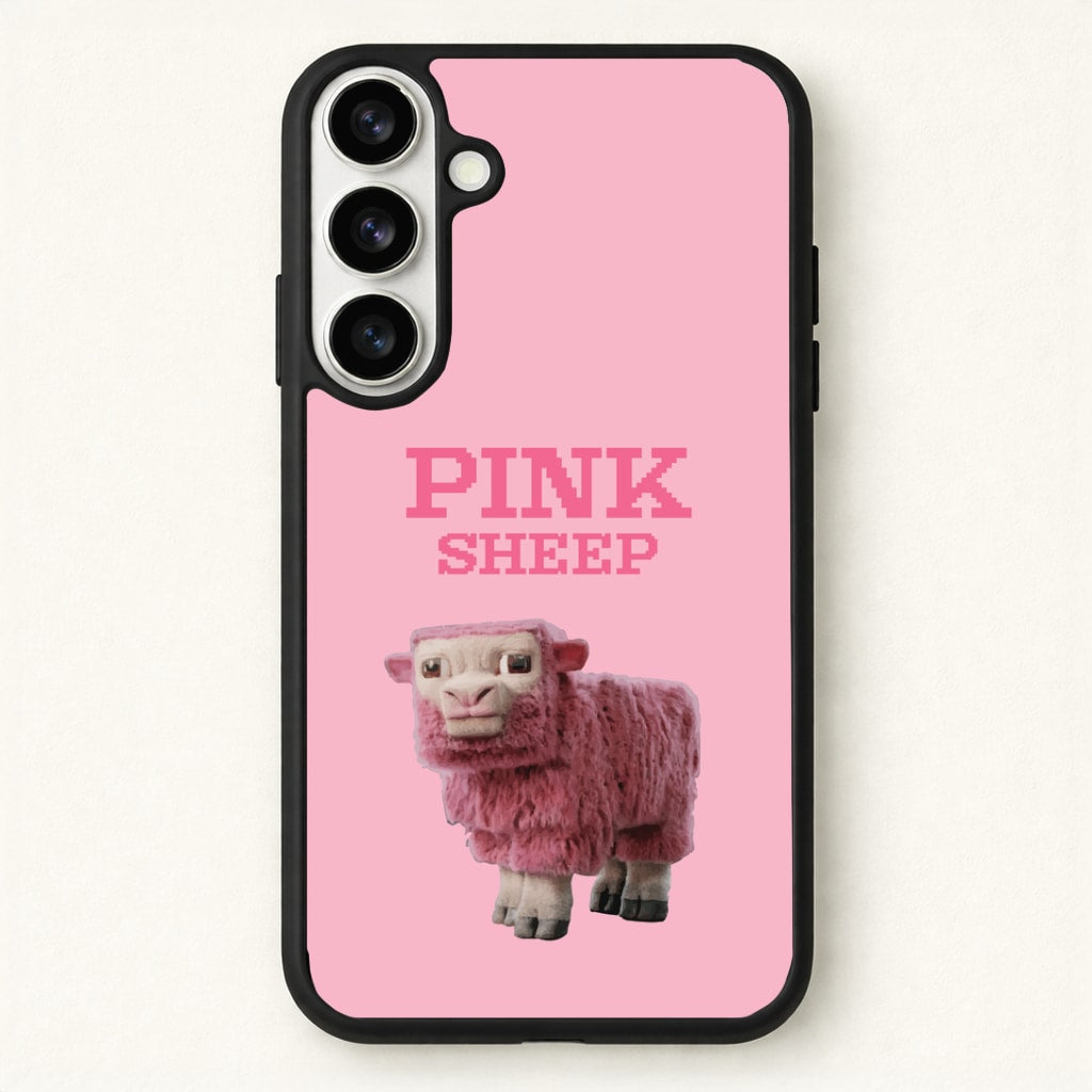 Pink Sheep Phone Case for Galaxy S26 Plus