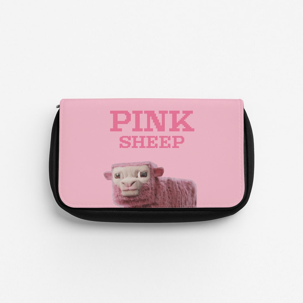 Pink Sheep Pencil Case