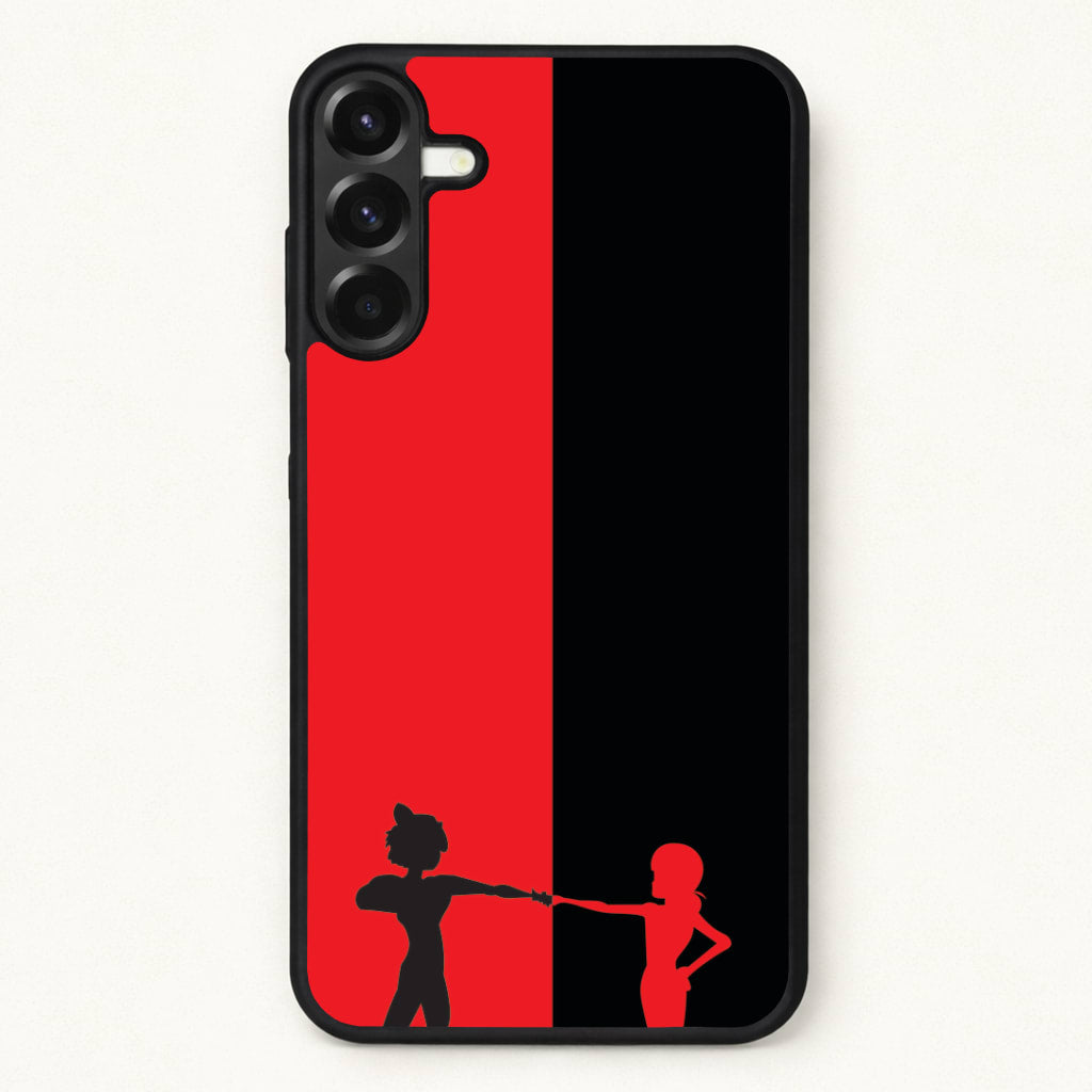 Red And Black Phone Case for Galaxy A57