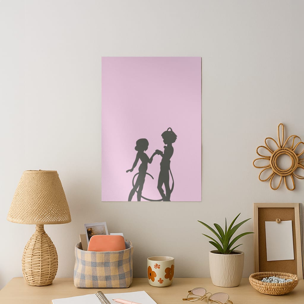 Ladybug And Cat Noir Art Print