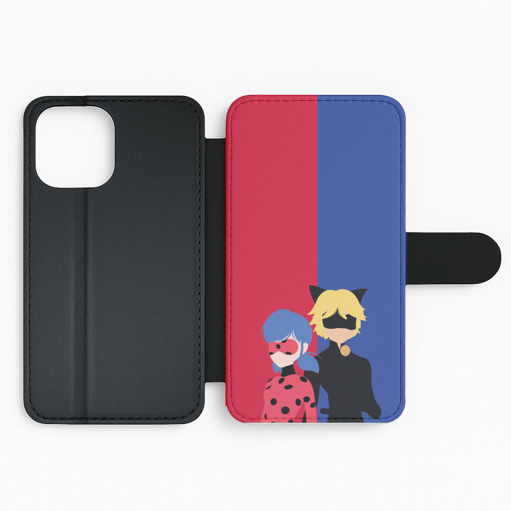 Red And Blue Flip Phone Case