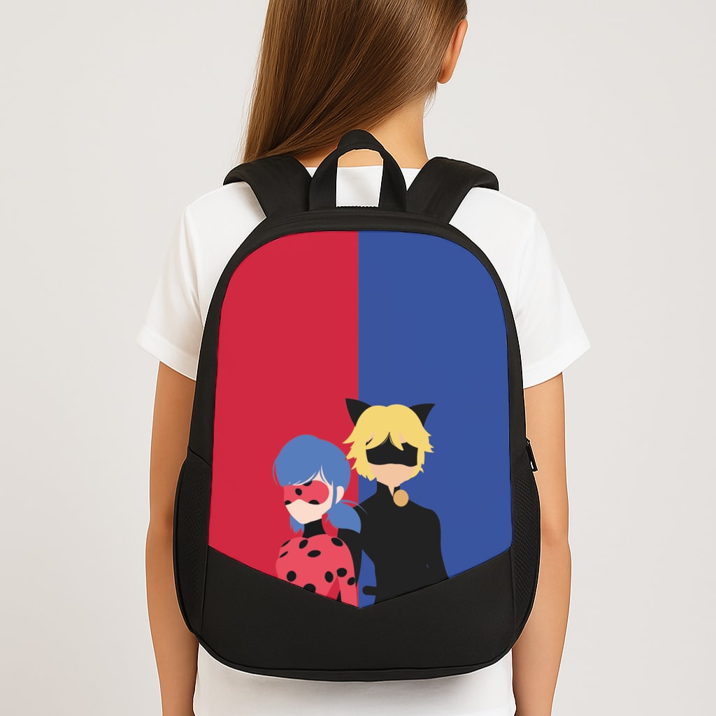 Red And Blue Backpack