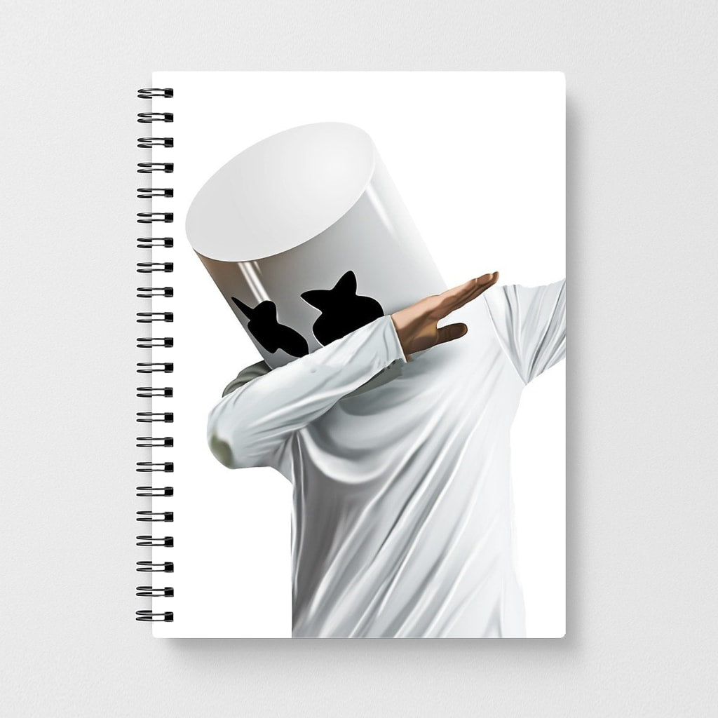 Marshmello Dab Notebook - Fun Cases