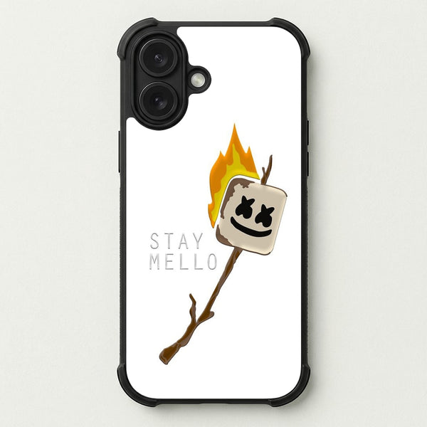 Stay Mello White Helmet DJw - White Helmet DJ Phone Case — Bumper case