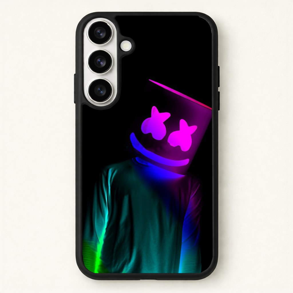 White Helmet DJ In Lights Phone Case for Galaxy S26 Plus