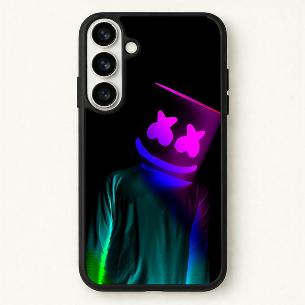 White Helmet DJ In Lights Phone Case for Galaxy S26 Plus