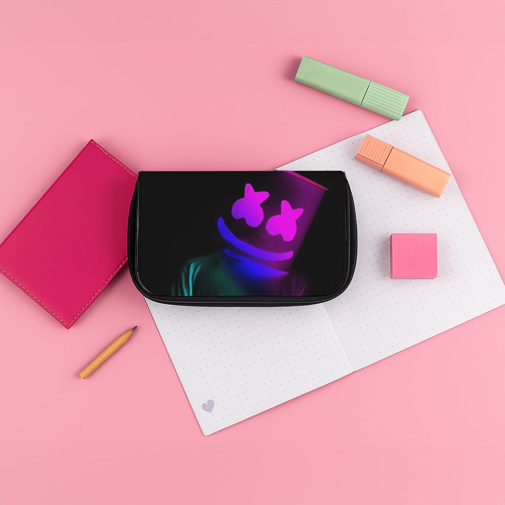 White Helmet DJ In Lights Pencil Case