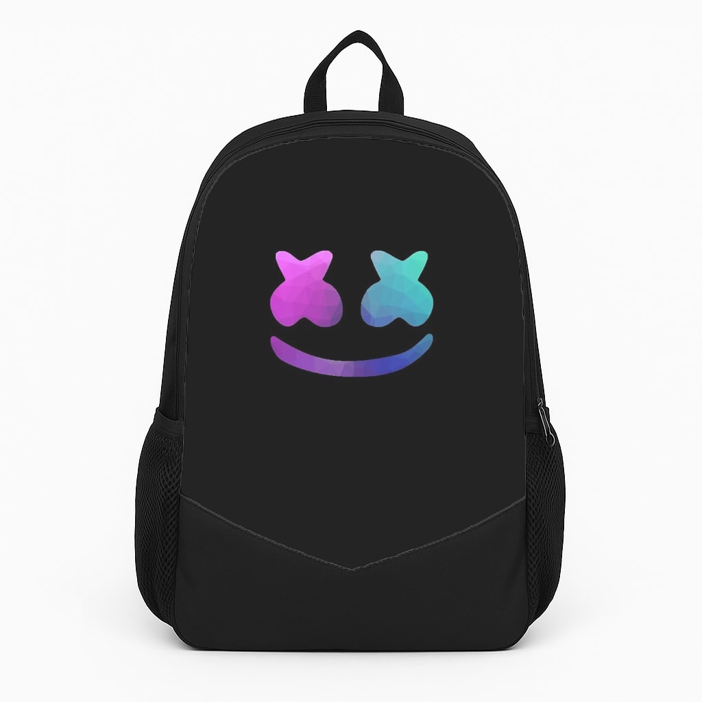 Black White Helmet DJ Backpack