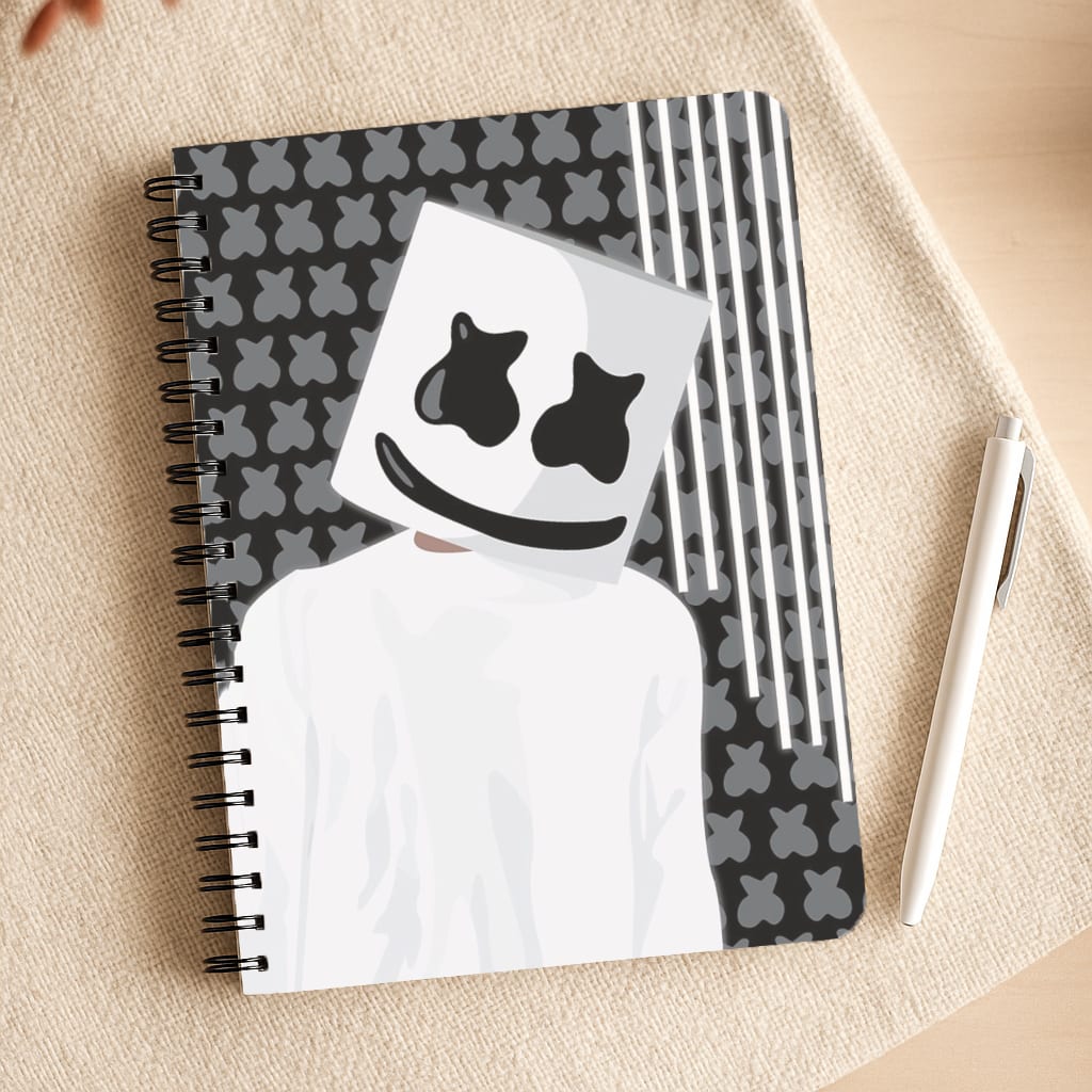 Stars And Stripes - White Helmet DJ Notepad