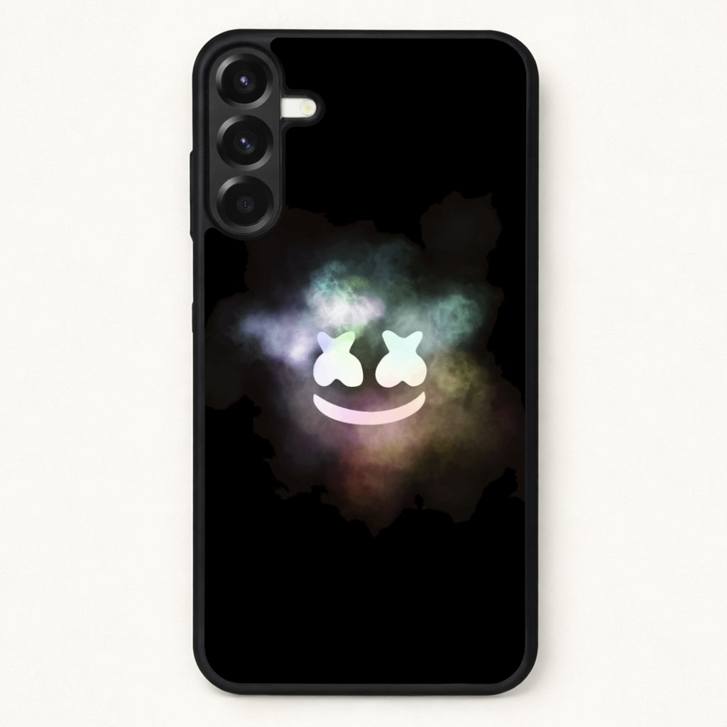 Black White Helmet DJ Smoke Phone Case for Galaxy A57