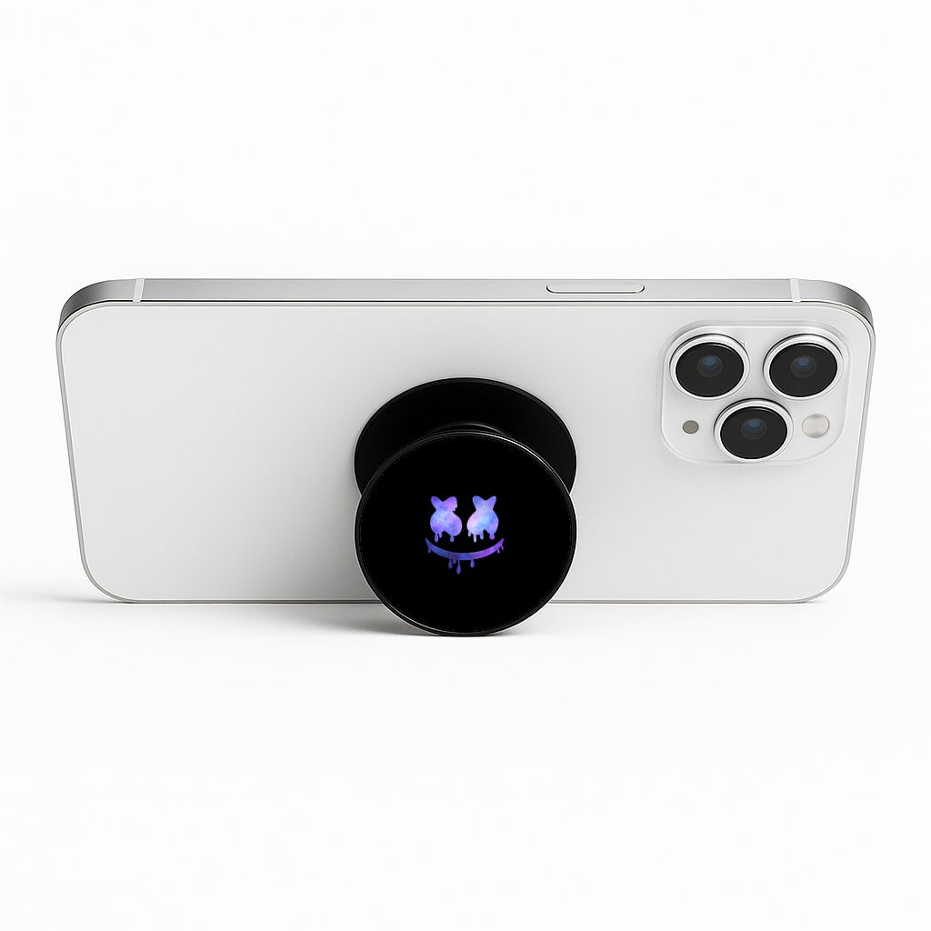 Dripping Features - White Helmet DJ Phone Stand