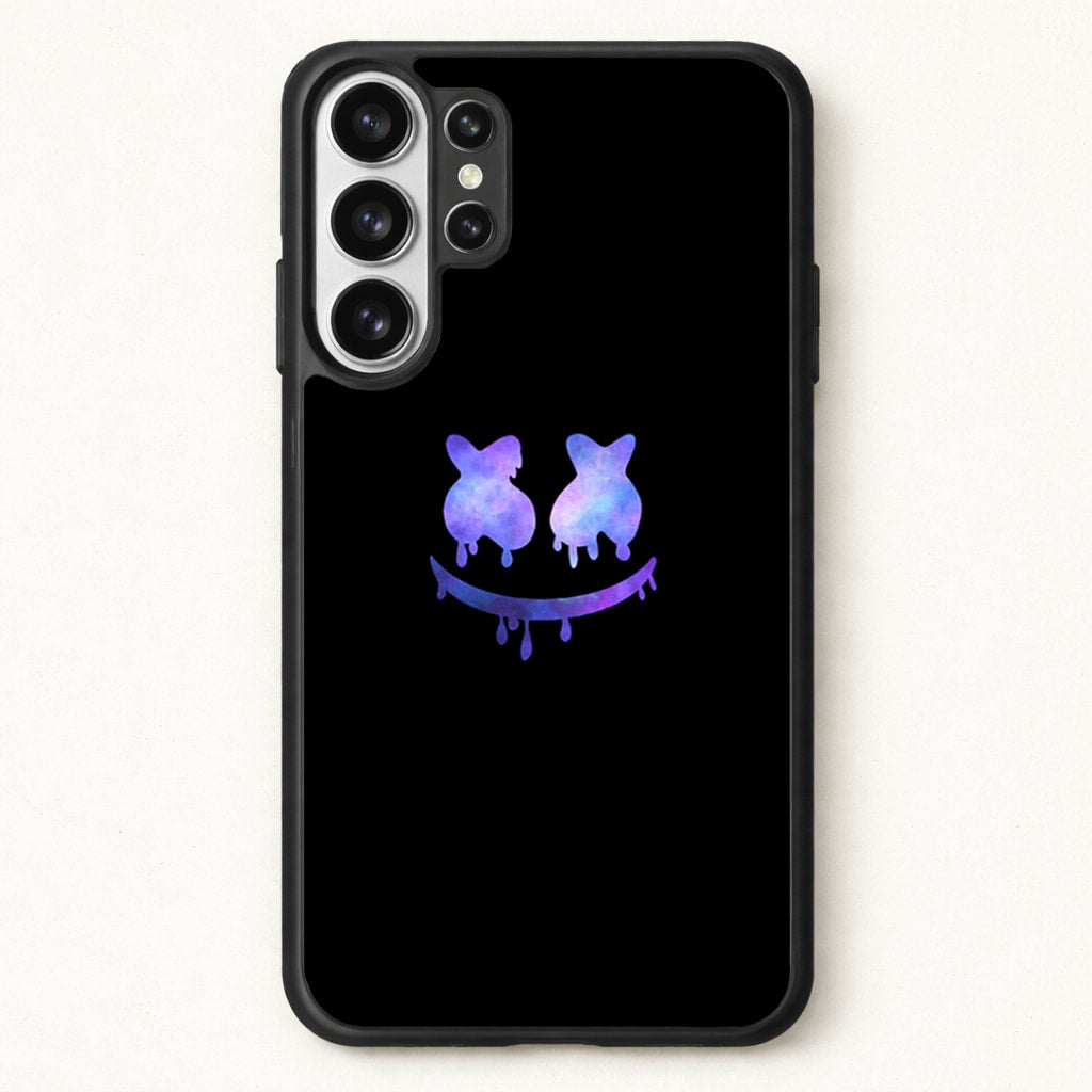 Dripping Features - White Helmet DJ Phone Case for Galaxy S26 Ultra