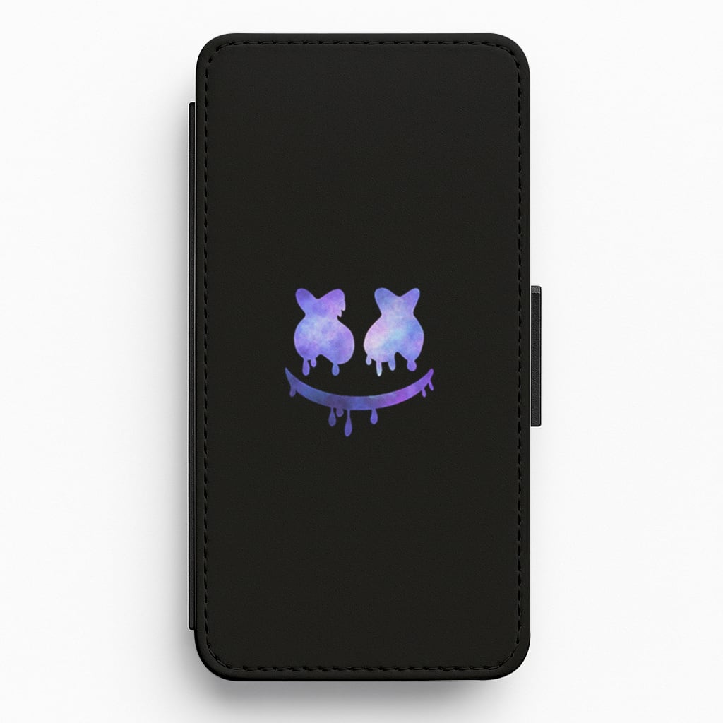 Dripping Features - White Helmet DJ Flip / Wallet Phone Case
