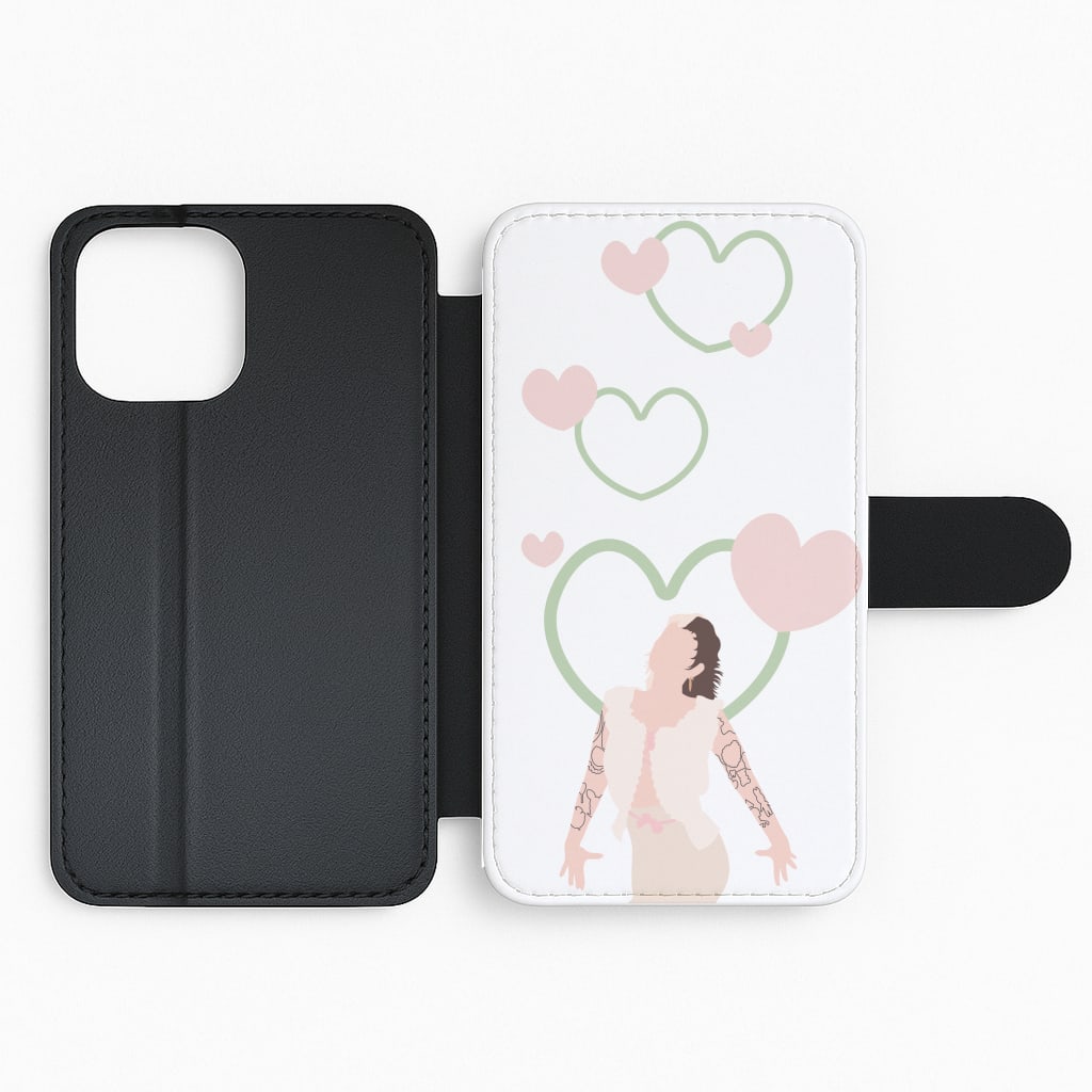 Hearts Flip Phone Case