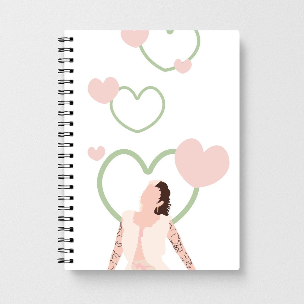 Hearts Notebook