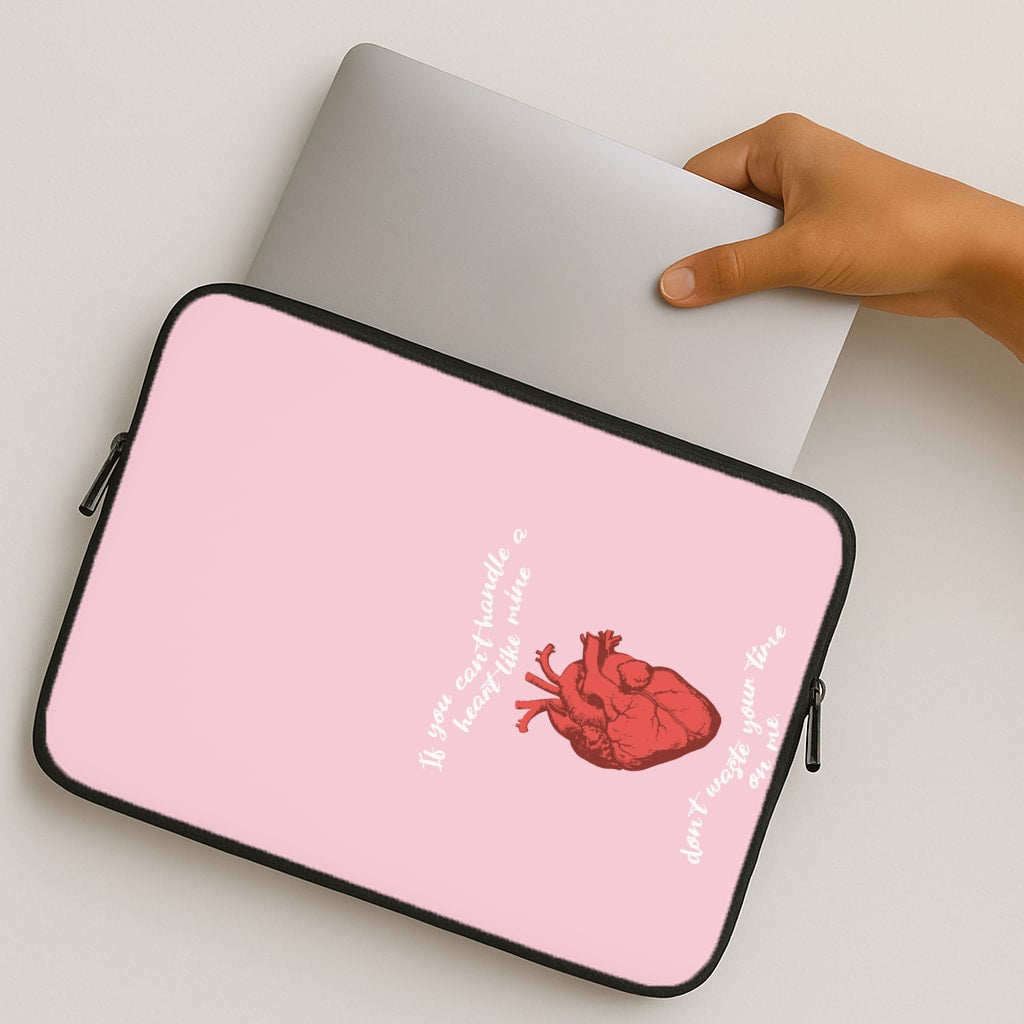 Don't Waste Your Time On Me MacBook Case