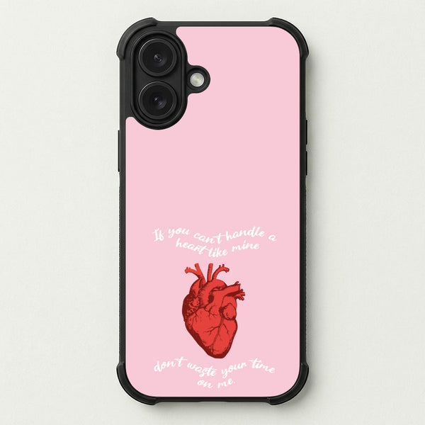 Don't Waste Your Time On Me Phone Case — Bumper case
