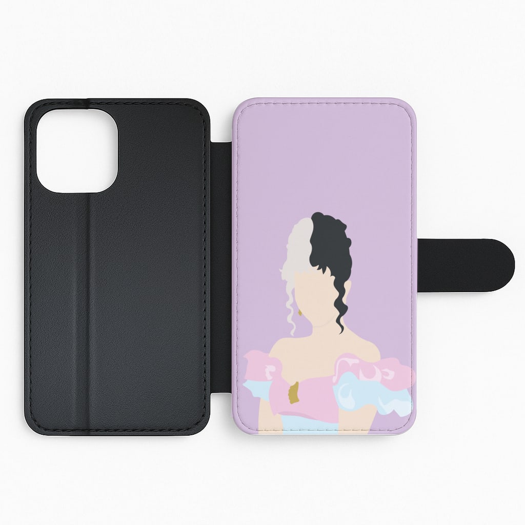 Blue And Pink Dress Flip Phone Case
