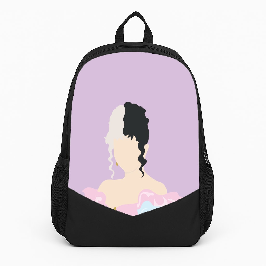 Blue And Pink Dress Backpack
