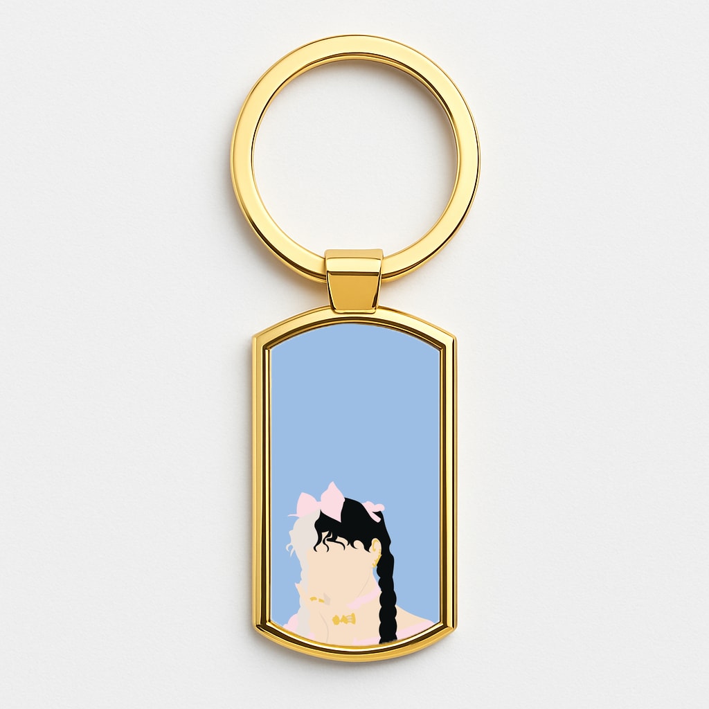 Bow Gold Keyring