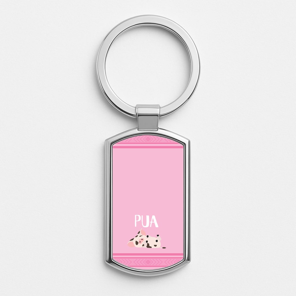 Pua Silver Keyring