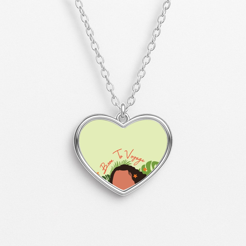 Born To Voyage Heart Necklace