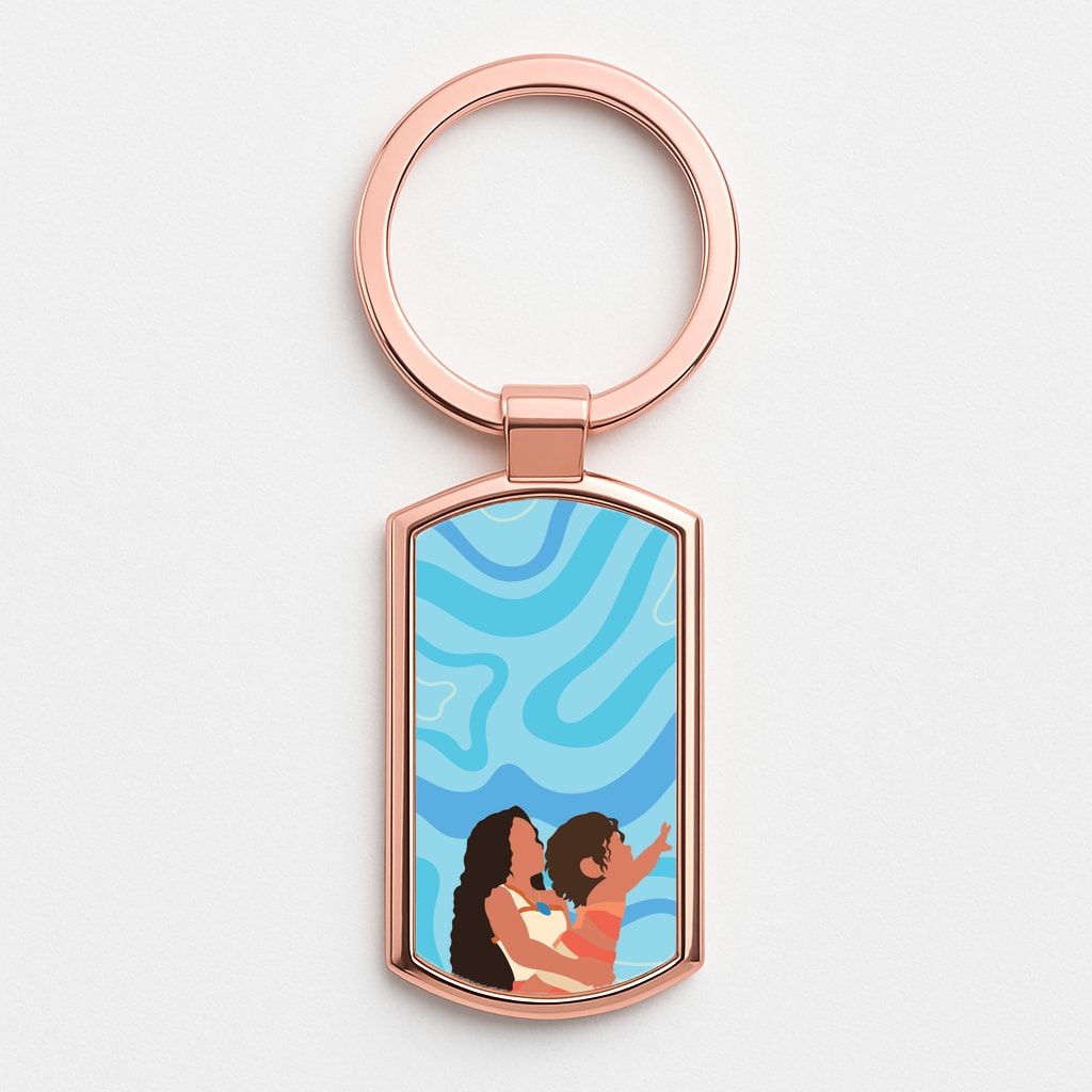 Reach Out Rose Gold Keyring