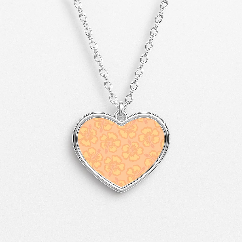The Ocean It Calls Me Heart Necklace