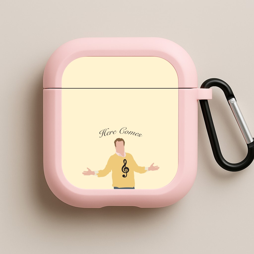 Here Comes Treble Pink AirPods Case