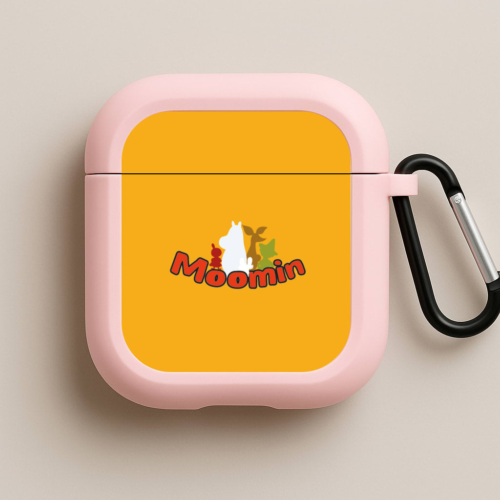 Moom Text Pink AirPods Case