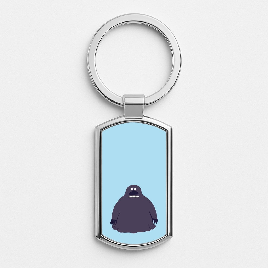 The Groke Silver Keyring