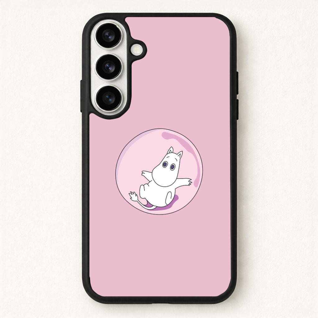 Moomin In A Pink Bubble Phone Case for Galaxy S26 Plus