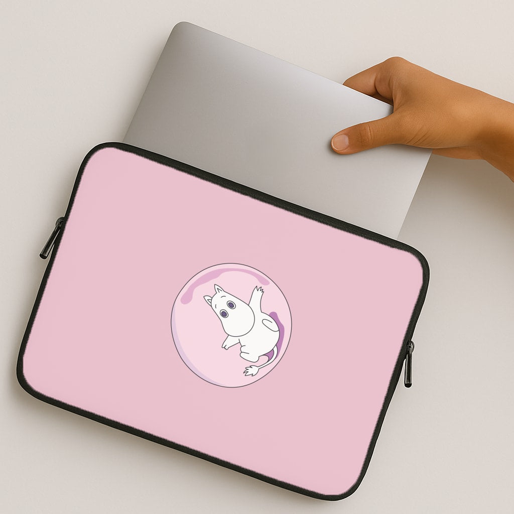 Moomin In A Pink Bubble MacBook Case