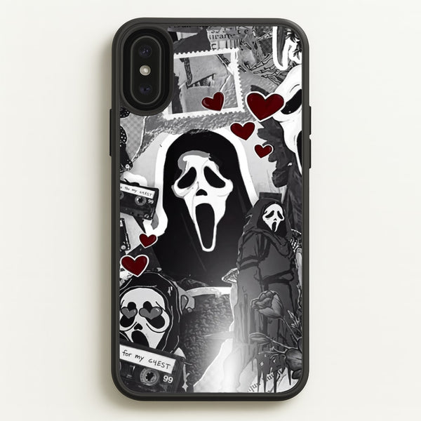 Monochrome Scream Collage Phone Case - iPhone XS Max / Standard
