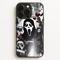 Monochrome Scream Collage Phone Case