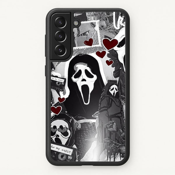 Monochrome Scream Collage Phone Case - Galaxy S22 / Standard