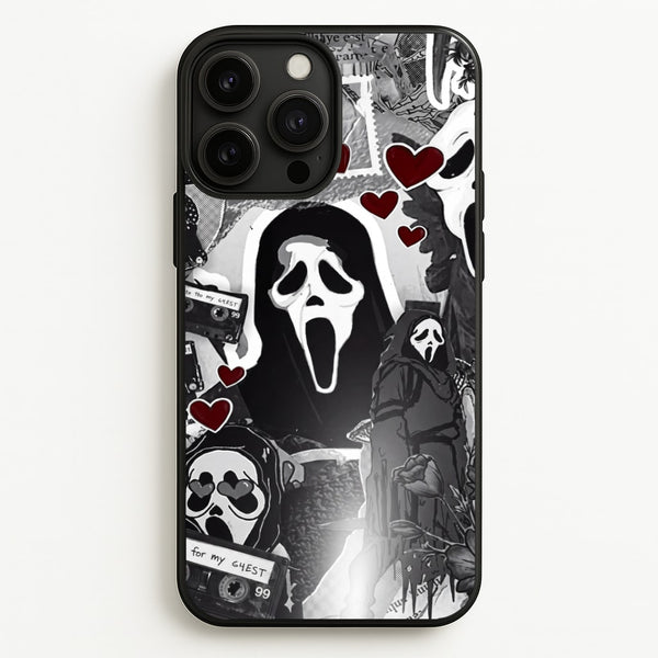 Monochrome Scream Collage Phone Case - iPhone 13 Pro / Standard