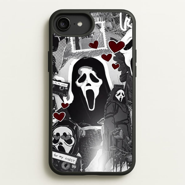 Monochrome Scream Collage Phone Case - iPhone 6 Plus / 7 Plus / 8 Plus / Standard