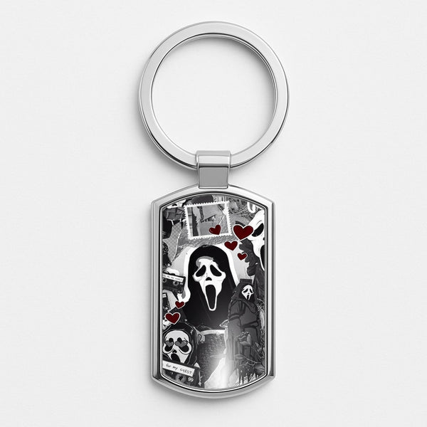 Silver Metal Keyring