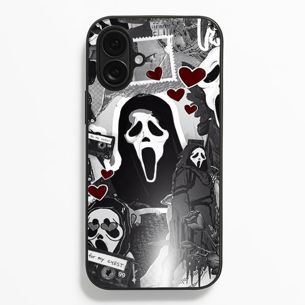 Monochrome Scream Collage Phone Case - iPhone 16 Plus / Standard